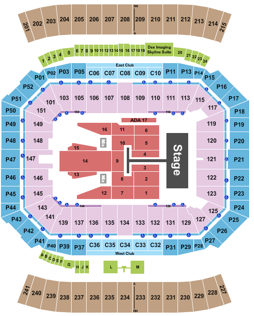 Camping World Stadium Jelly Roll Seating Chart